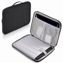Fodral för 13 tum bärbara datorer med handtag och framficka 35 x 25,4 cm Polstrad nylonfodral med dragkedja För MacBook Air och Pro 9