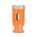 Diamantborrkrona 30 mm med M14-gänga för vinkelslip Vakuumsvetsad diamant Orange Torr borrning i plattor och marmor 1