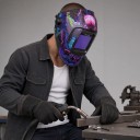 Självtonande svetsmask Optika 1/1/1/1 Visir 10 x 9,3 cm 4 bågsensorer Material PA För svetsning och slipning 2