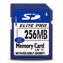 Minneskort SD LEMIWEI Elite Pro 256 MB High Speed 3,3 V Med Lock-brytare Blå och vit För kamera och kortläsare 1