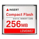 Minneskort CF Compact Flash LEMIWEI 256 MB Digitalt Minneskort Vit och Röd För Digitalkamera och CF-kortläsare 1