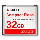 Minneskort CF Compact Flash LEMIWEI 32 GB Digitalt Minneskort Vitt och Rött För Digitalkameror och CF-kortläsare 1