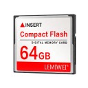 Minneskort CF Compact Flash LEMIWEI 64 GB Digitalt Minneskort Vit och Röd För Digitala Kameror och CF Kortläsare 2