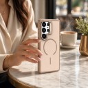 Silikonskydd för Samsung Galaxy S24+ med utfällbart stativ Stöd för magnetisk laddning Skyddande mobilskal 2