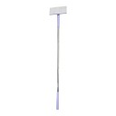 Mop mini portable avec échange automatique de serviettes en papier 90 cm Tête rotative 360° Violet Pour les sols et le plan de travail de cuisine 6