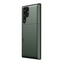 Fodral för Samsung Galaxy S24 S med kortfack Skydd med glidande ficka PC och TPU För betal- och ID-kort 15