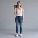 Polerande lamellskiva för vinkelslip 125 mm Hål 22 mm Nylonfiber Grå Rengöring av rost och polering av metall, aluminium och trä 7