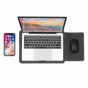 Fodral för bärbar dator 12 till 13,3 tum MacBook Air och Pro 13 M1 M2 33,5 x 25,4 cm Vattentåligt konstläder Musmatta 4
