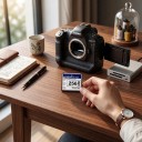 CompactFlash CF minneskort 256 MB 4,2 x 3,6 cm Blåvit För digitalkamera För foton och data Till enheter med CF-kortplats 6