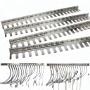 Väggmonterad hållare för endotrakeala kanyler Längd 59 cm Tjocklek 1,2 mm Rostfritt stål 304 Silver För veterinärkliniker För hundar och katter 8