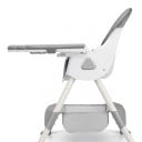 Matstol för barn 3i1 Fällbar Justerbar höjd Dubbel bricka Lekbåge med leksaker Förvaringskorg 6 månader till 4 år 2