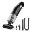 Trådlös handdammsugare 120 W Sugkraft 10 000 Pa Tvättbart HEPA-filter USB-laddning Svart Med tillbehör För bil och hem 3
