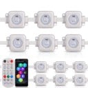 Utomhus LED-lampor under taket 30 m RGB 16 miljoner färger Musikläge och timer i appen 24 V EU-kontakt IP67 Belysning av husets takränna 3