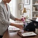 Bläck 104 Pro Epson EcoTank ET-2821 ET-2825 ET-2826 ET-2830 Fyllnad i flaska 70 ml Vattenbaserad Magenta Lila Till tankarna 3