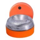 Bärbart nödlampa LED 1 st Magnetisk varningslampa 8,2 cm Batteridriven 3x AAA Orange Vit och orange ljus För bil och camping 1