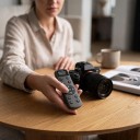Trådlös fjärrkontroll Hanpusen för Nikon S med skärm för kamerautlösare och videoinspelning Zoom Grå För fotografering och inspelning 5