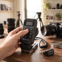 Trådlös zoomkontroll AODELAN ZC-3 för Canon videokamera med zoom, fokus och bländare Svart för inspelning från stativ 5