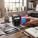 Renoverade bläckpatroner HP 302XL Set Svart 18 ml och Tricolor 17 ml för skrivare HP DeskJet 1110 2130 3630 och OfficeJet 3830 4520 3