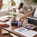 Återvunna bläckpatroner HP 302XL Sats 3 st 2x Svart 18 ml och 1x Färgmix 17 ml För skrivare HP DeskJet 2130 3630 och OfficeJet 3830 6