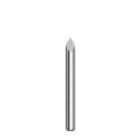 V-fräsen för CNC 60° x 0,3 mm Förpackning 10 st Trebladiga gravyrfräser Sinterad karbid Skaft 3,175 mm Längd 30 mm Silver Starka linjer 1