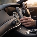 Magnetisk mobilhållare för Tesla Model 3 Highland och Model Y Juniper Kompatibel med MagSafe Teleskopisk Svart För instrumentbrädan 5