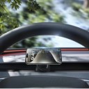 Magnetisk mobilhållare för Tesla Model 3 Highland och Model Y Juniper Kompatibel med MagSafe Teleskopisk Svart För instrumentbrädan 6