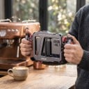Ulanzi LINO Telefonholder med håndtag Metalramme til mobil 5,4 til 6,7 tommer Aluminiumlegering Sort Til optagelse af videoer og vlogs 6