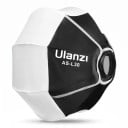 Kompaktní softbox Ulanzi AS-L30 s montáží Skládací lucernový difuzor 30 cm Černobílý S úložným vakem Na focení a video světla 1