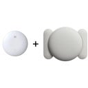 Smart lokator Android Google Find My Vit Med magnetiskt skydd 3,2 cm Vattentålig IP66 För nycklar husdjur och bagage 9