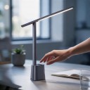 LED skrivbordslampa Baseus Fällbar Dimmbar 0–5 W 29 x 35 cm Automatisk ljusstyrka 3 ljusfärger För läsning och kontor 9