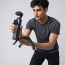 Magnetický stativ Ulanzi MA66 pro DJI Osmo Pocket 3 Rychloupínací Skládací Hliníková slitina a silikon Černý Stativ i rukojeť na vlog 3
