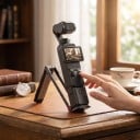 Magnetický stativ Ulanzi MA66 pro DJI Osmo Pocket 3 Rychloupínací Skládací Hliníková slitina a silikon Černý Stativ i rukojeť na vlog 4