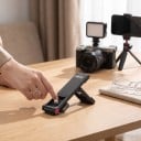 Magnetický stativ Ulanzi MA66 pro DJI Osmo Pocket 3 Rychloupínací Skládací Hliníková slitina a silikon Černý Stativ i rukojeť na vlog 5