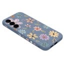 Fodral för Samsung Galaxy S25 Ultra Silikonfodral med tecknade blommor Kameraskydd Mobilskal Blommor 17