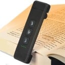Boklampa Kläm LED Med Timer 3,3 x 10,2 cm Uppladdningsbar via USB 3 ljusfärger Bokmärke För nattläsning 3