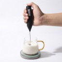 Manuell mjölkskummare 3 hastigheter USB-C laddning Längd 23 cm Rostfri spiralvisp Tyst gång För kaffe och ägg 6
