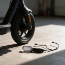 2 st LED blinkers för elscooter och elcykel 36 V till 72 V Ovala blinkers med 4 dioder 56 x 32 mm Rökfärgad kåpa Kabel 19 cm 2