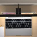 LED-ljusskena för monitor 50 cm Timer 60 minuter 3 färgtemperaturer Steglös dimring Ra90 USB-C strömförsörjning Svart För arbete och studier 3