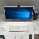 LED-ljusskena för monitor 50 cm Timer 60 minuter 3 färgtemperaturer Steglös dimring Ra90 USB-C strömförsörjning Svart För arbete och studier 6
