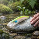 Wobler minnow 9 cm 7 g Hård konstgjord bete med rassel och 3D ögon Två trekrokar med motståndsnål För spinnfiske av rovfiskar 7