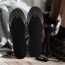 USB-värmeinsatser med 3 värmeinställningar 1 par Klippbara Elektriska Tvättbara Svarta för vinterkängor 2