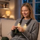Uppladdningsbar LED-lampa för halsen med böjligt metalliskt kärna 2 ljushuvuden 3 ljusfärger 3 ljusstyrkor 800 mAh För läsning, stickning 3
