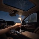 Mini USB-projektor stjärnhimmel 15 motiv 3 utbytbara skivor Flexibel arm 185 mm Rotera 360° LED 3 W Vit Nattljus för rum och bil 2