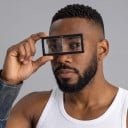 Dioptrisk förstoringsglas för svetsmask 2,25 dioptrier Mått 11 x 5,5 cm Tjocklek 3 mm Glas Svart ram För exakt svetsning 3