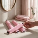 Bezhřevné natáčky na vlasy 3 ks S háčkem 25 cm Průměr 3,5 cm Měkké flexibilní pěnové tyče Na kudrlinky pro suché vlasy 9