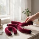Bezhřevné natáčky na vlasy 3 ks S háčkem 25 cm Průměr 3,5 cm Měkké flexibilní pěnové tyče Na kudrlinky pro suché vlasy 11