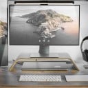 Ljus LED-list för monitor 44 cm RGB-belysning 3 färgtemperaturer Dimming Magnetisk hållare USB-ström Svart För spel 6
