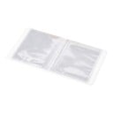 Mini fotoalbum s kresleným zvířátkem Na fotky 7,6 cm Rozměr 8,8 x 2,8 x 11 cm Průhledné kapsy Šedomodré Na fotky i sběratelské karty 3