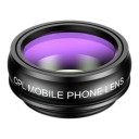 Mobilobjektivset 10i1 Teleobjektiv 22x Fisheye 198° Vidvinkel 0,63x Makro 15x och 6 filter Optiskt glas Svart för iOS och Android 6
