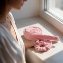 Bezhřevová kulma na vlasy se širšími gumičkami 154 cm Sametová natáčka bez tepla Čelenka na vlny a kudrlinky přes noc 6